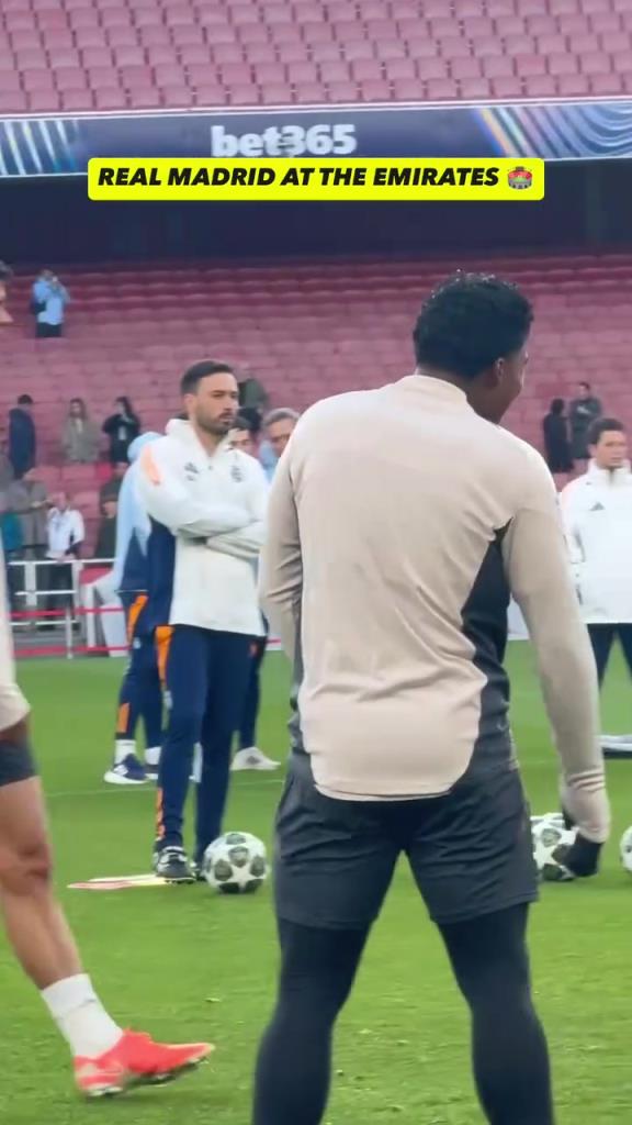還能逆轉嗎？皇馬此前在酋長球場賽前熱身是快樂的！